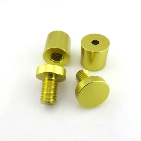 Brass sign standoffs